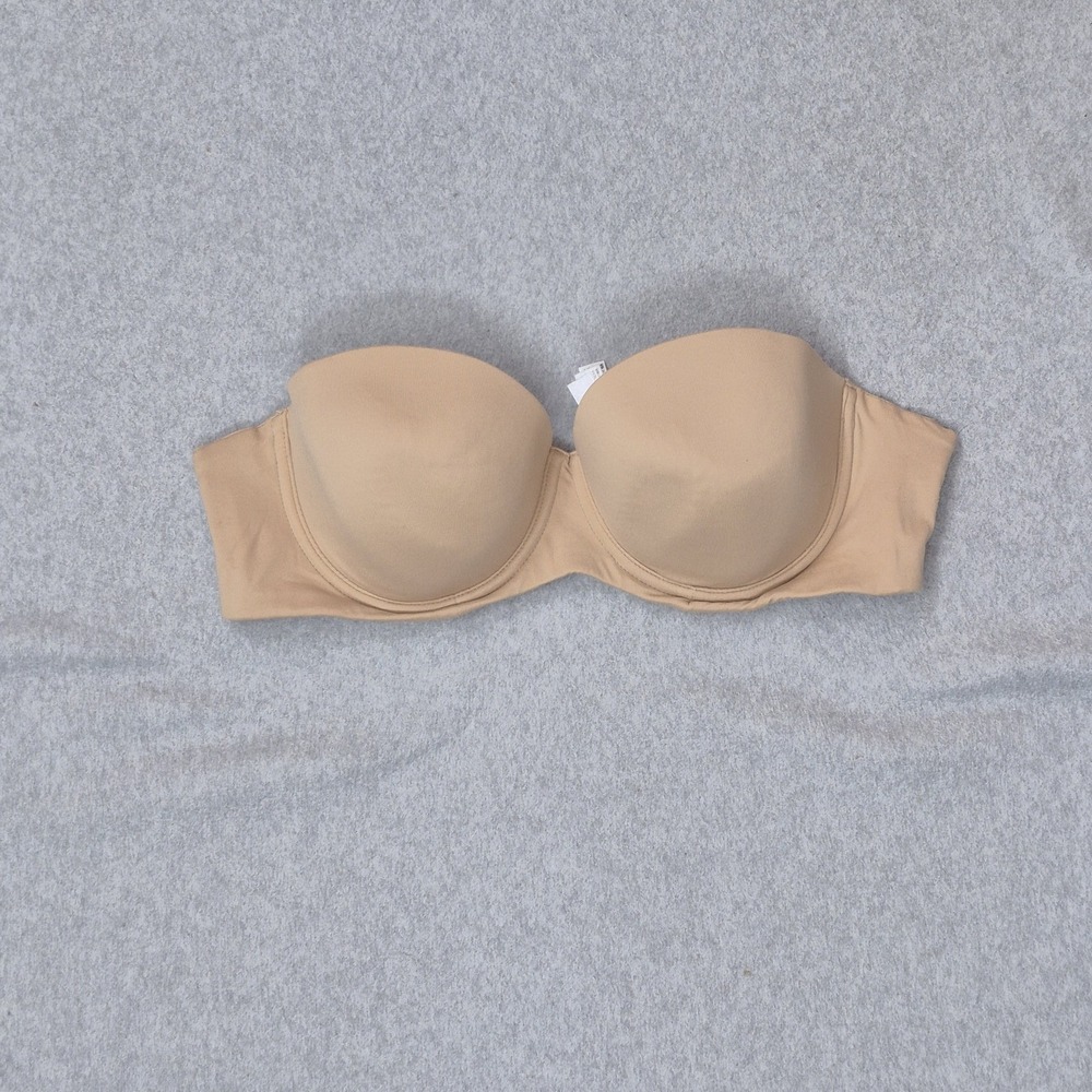 Soma Women Bra 40B Beige Embraceable T Shirt Underwired Strapless Multi Way